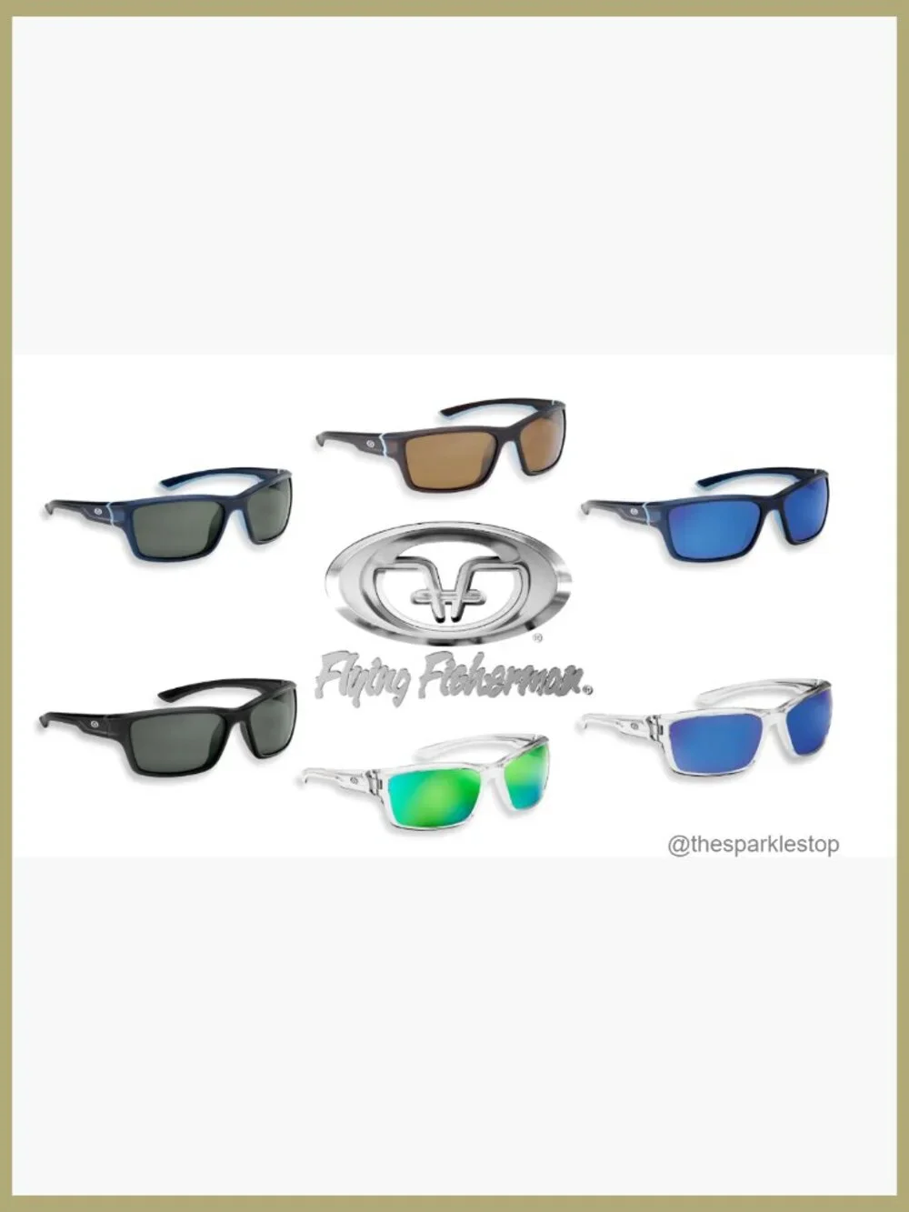 Polarized Sunglasses with UV Protection - Rectangular Shield Frame